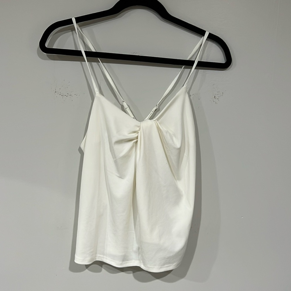 Banana republic drape front cami